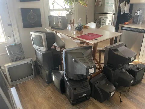 CRT TV party