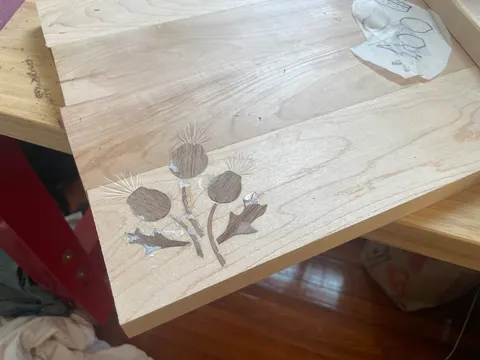 Thistle cutting board